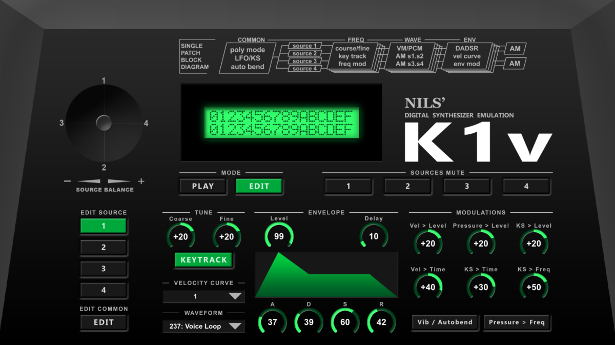 Kawai K1: VST features, differences & UI mockups