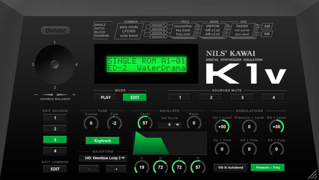 Herzlich Willkommen - Nils‘ K1v – Kawai K1 Emulation Plugin v1.24 VSTi, VSTi3, AU x86 x64 - ромплер